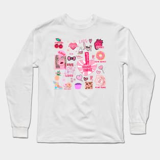 I LOVE PINK Long Sleeve T-Shirt